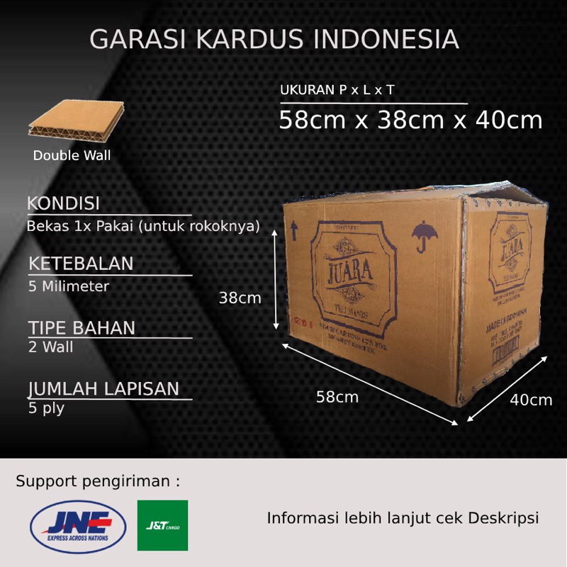 Kardus Besar / Kardus Bekas / Kardus untuk pindahan