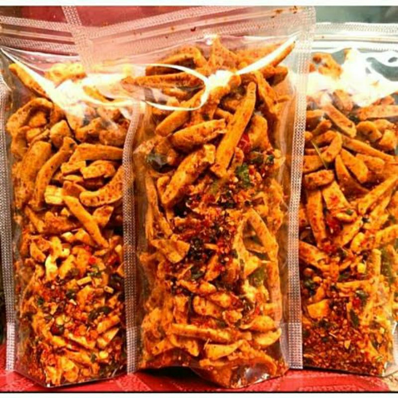 

Basreng Daun jeruk pedas 250gram