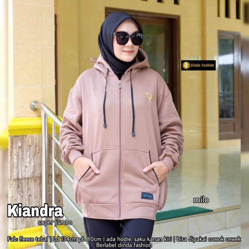 Kiandra jaket super jumbo original by dinda fashion