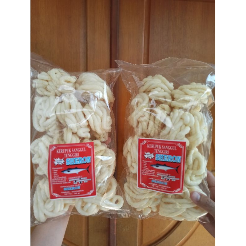 

KERUPUK SANGGUL TENGGIRI SHERON 100 GRAM ASLI TENGGIRI 100%