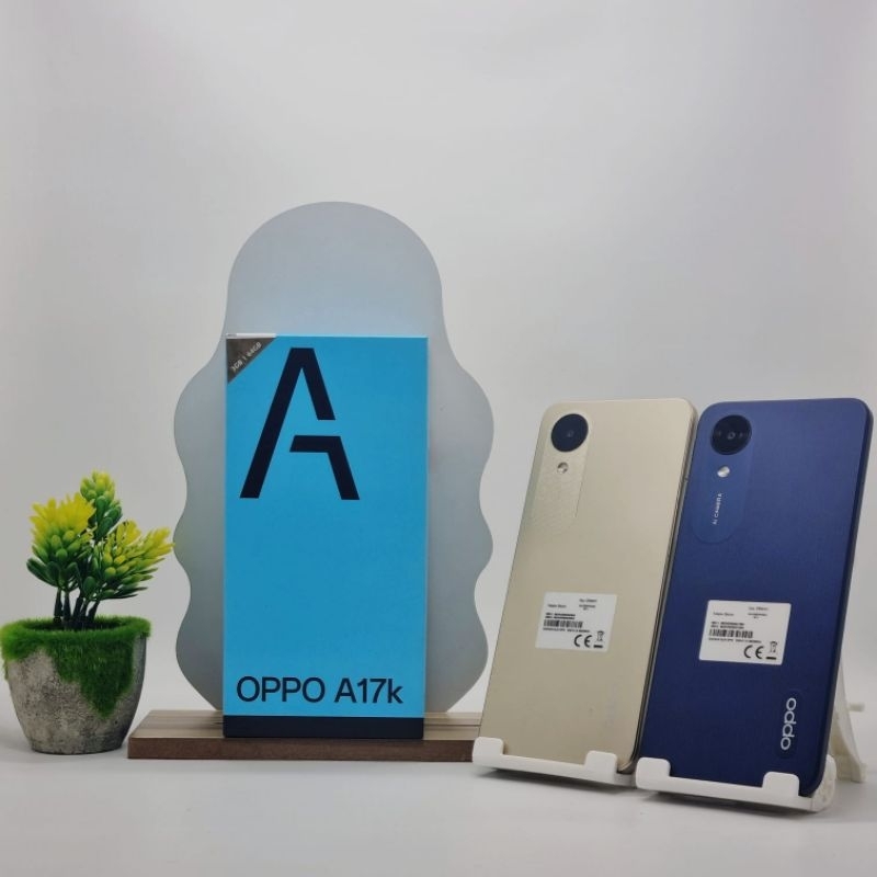 Oppo A17k 3/64 GB Garansi Resmi Indonesia Second