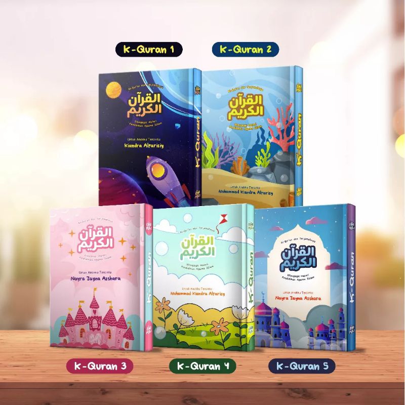 Al Qur'an Custom Nama Anak ( Bisa Tulis Nama di Cover ) K-Quran Hafalan