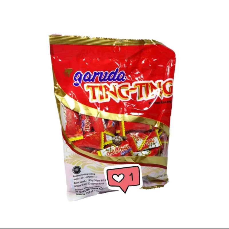 

GARUDA TING TING PERMEN KACANG ISI 50 PCS @ 125 GR