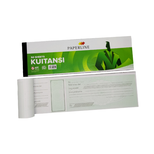 

Kuitansi PAPERLINE 50 B (Besar) 1 Pack 10 Bk
