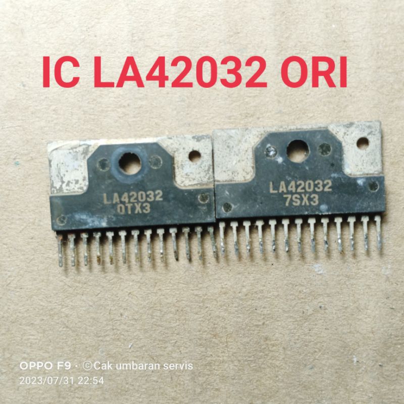 IC AUDIO TV LA 42032 CABUTAN ORIGINAL DARI MESIN TV SHARP DLL
