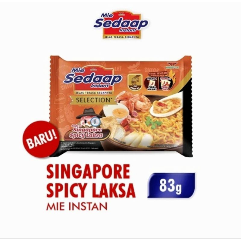 

Mie Sedaap Singapore Spicy Laksa 83 Gram
