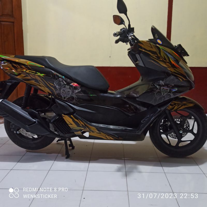 DECAL STICKER PCX 160 / 150 BLACK ELEGAN
