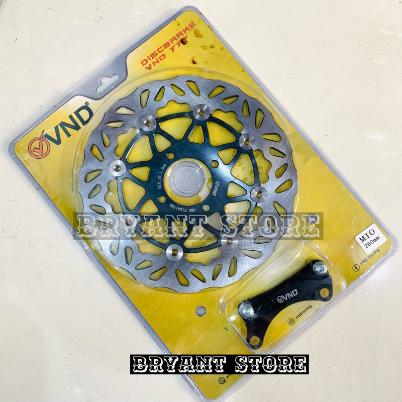 PIRINGAN DEPAN CAKRAM VND 777 260MM MIO SPORTY MIO OLD SOUL OUT XRIDE 115 CNC FLOATING BRAKE DISK DISC DISCBRAKE