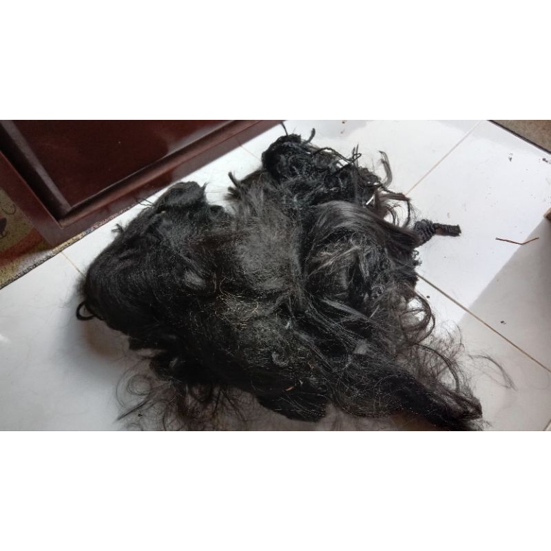Rambut kowolan sintetis kiloan