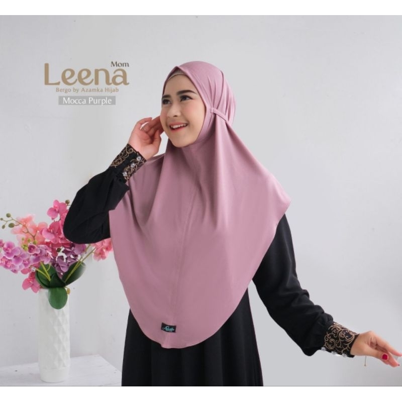 HIJAB INSTAN COUPLE BERGO LEENA By. azamka