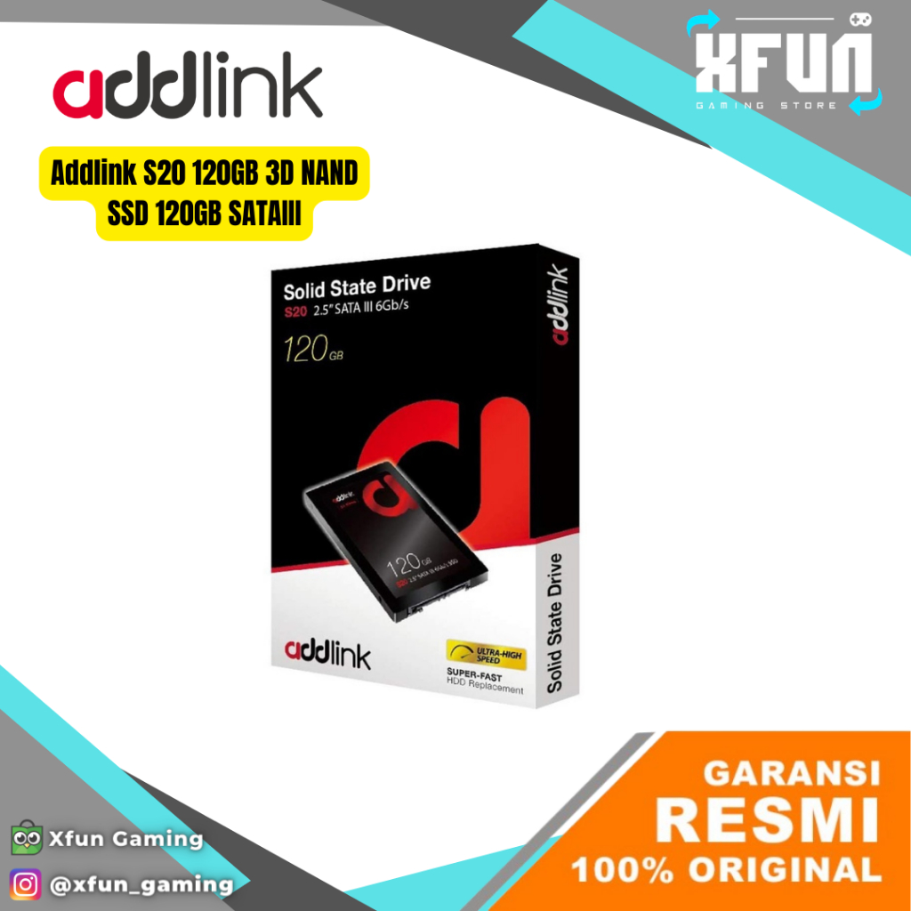 Addlink S20 120GB 3D NAND SSD 120GB SATAIII