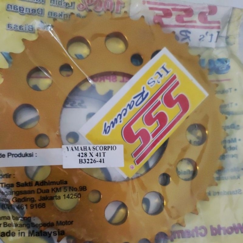 gear belakang sss scorpio 428-41