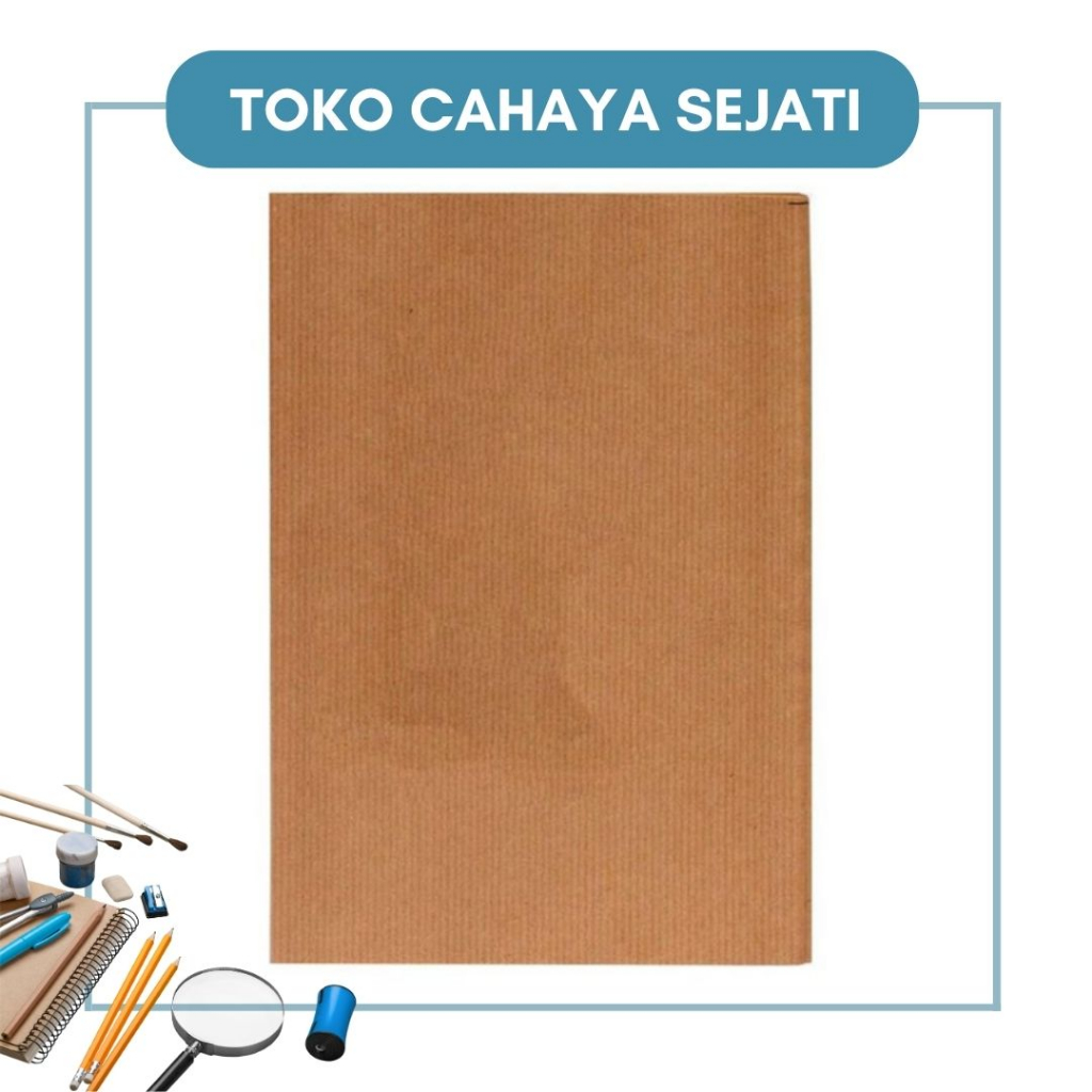 

Sampul Buku Kertas Polos Ukuran Bigboss / B5 / Boxy - Isi 6 lbr