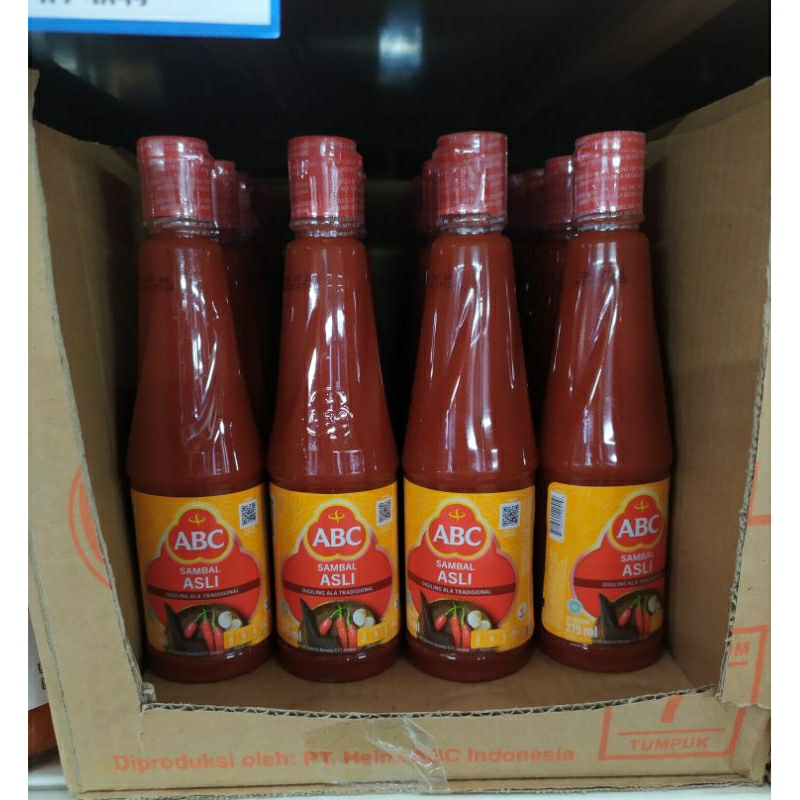 

Sambal ABC Pedas Kemasan Botol Uk 275ml