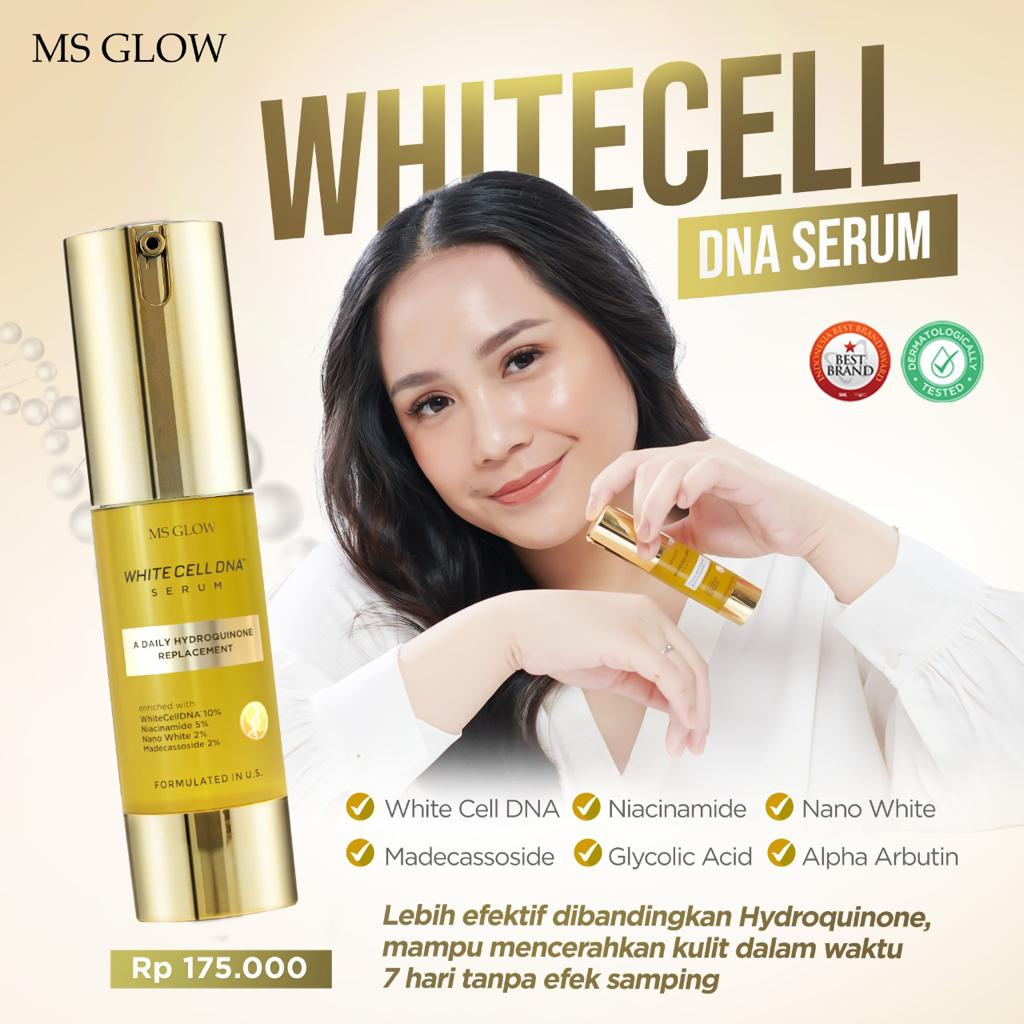 MS Glow Cream Whitening Serum Salmon Cell DNA