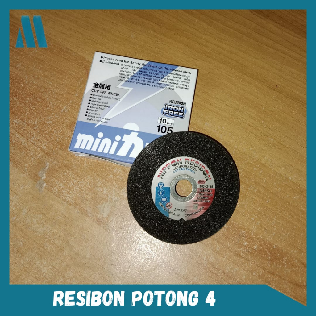 Batu Gerinda 4" / Resibon Potong 4" (Satuan)