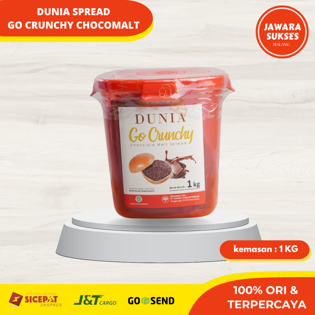 

[1kg] Dunia Go Crunchy | Dunia Spread Go Crunchy Chocomalt | Olesan Coklat