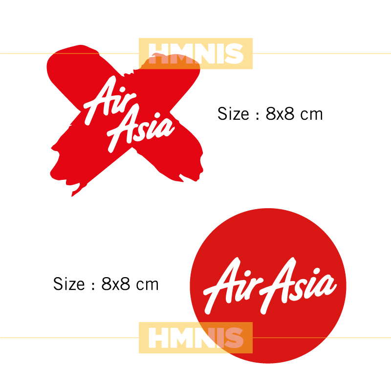 Sticker AirAsia, Air Asia Logo Sticker, AirAsia X