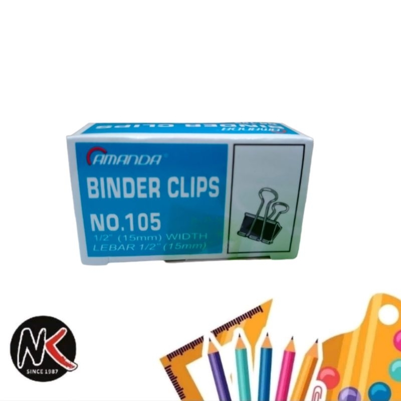 

Binder Clip/Clips/Klip Penjepit Kertas No. 105