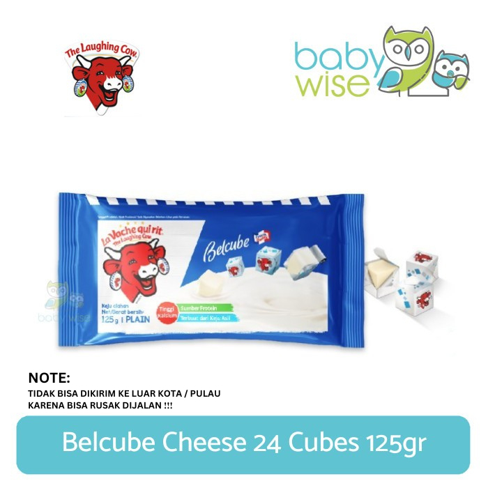 

Belcube Cheese 24 Cubes 125gr - Keju MPASI