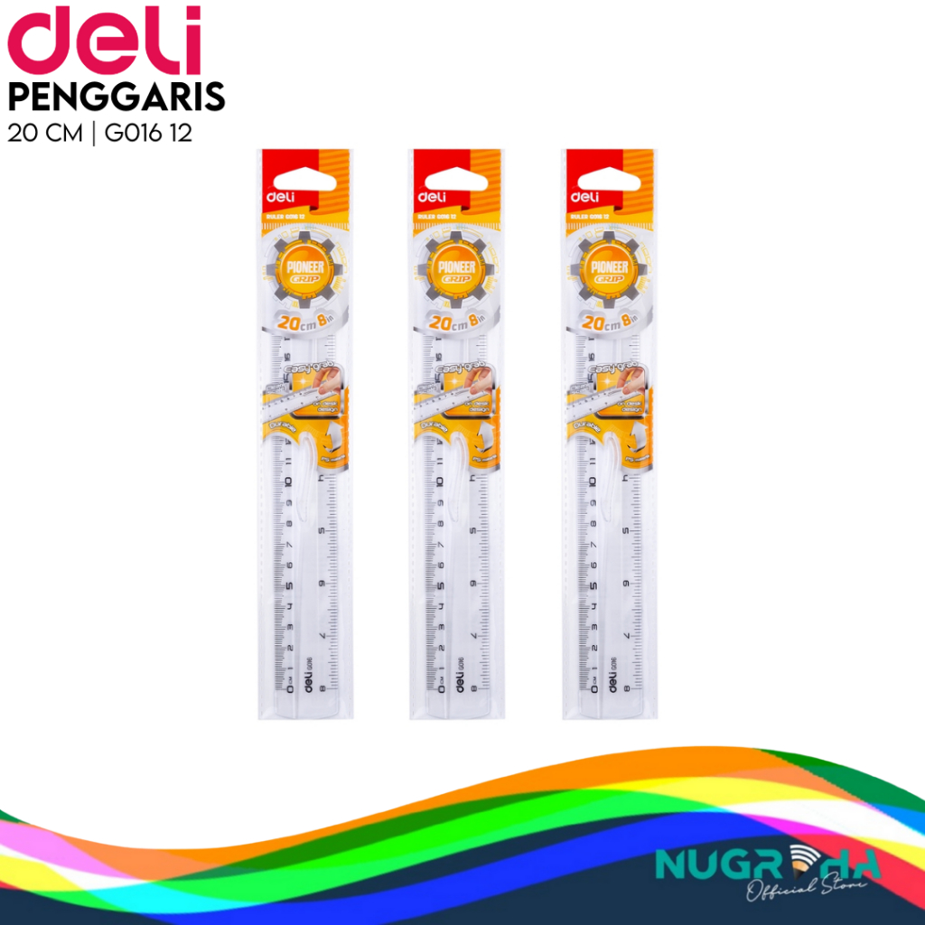 

Penggaris Ruler Mika 20 Cm Deli G01612