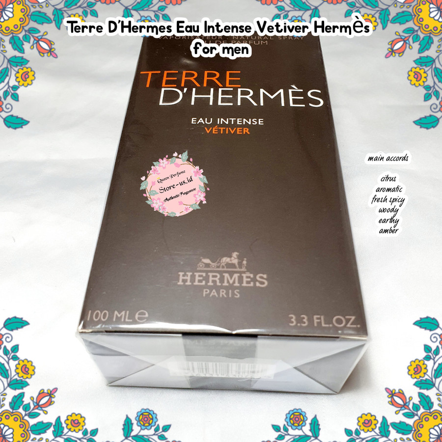 Parfum HERMES TERRE D’HERMES EAU INTENSE VETIVER EDP 100ML ORIGINAL