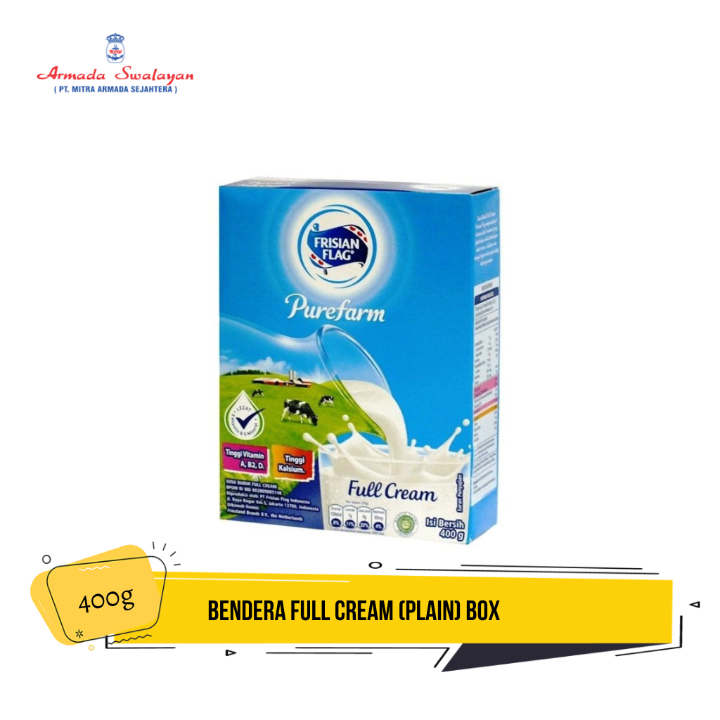 

Bendera Full Cream (Plain) 400g box