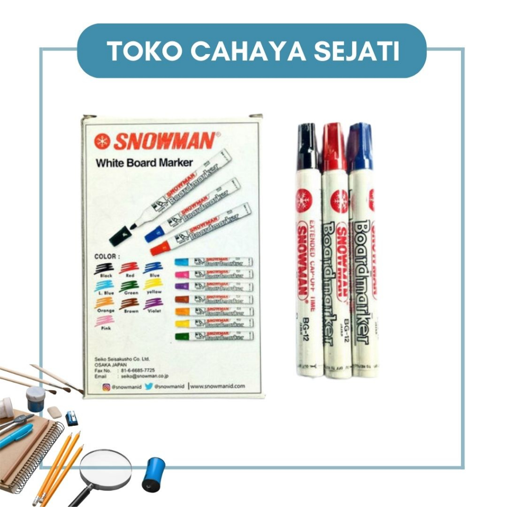 

Spidol Snowman Whiteboard Marker