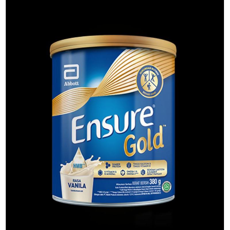 

Ensure Gold Vanila 380gr Kaleng Dewasa - Lansia (BARU)