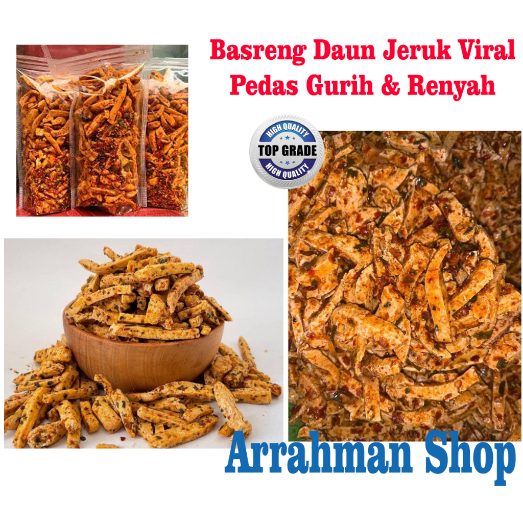 

BASRENG VIRAL DAUN JERUK ECERAN - Basreng Pedas Daun Jeruk Gurih Renyah