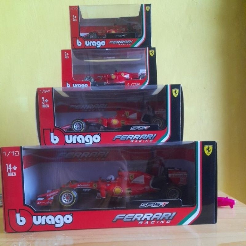 Diecast Mobil Balap Ferrari F1 Miniatur Murah 1:32