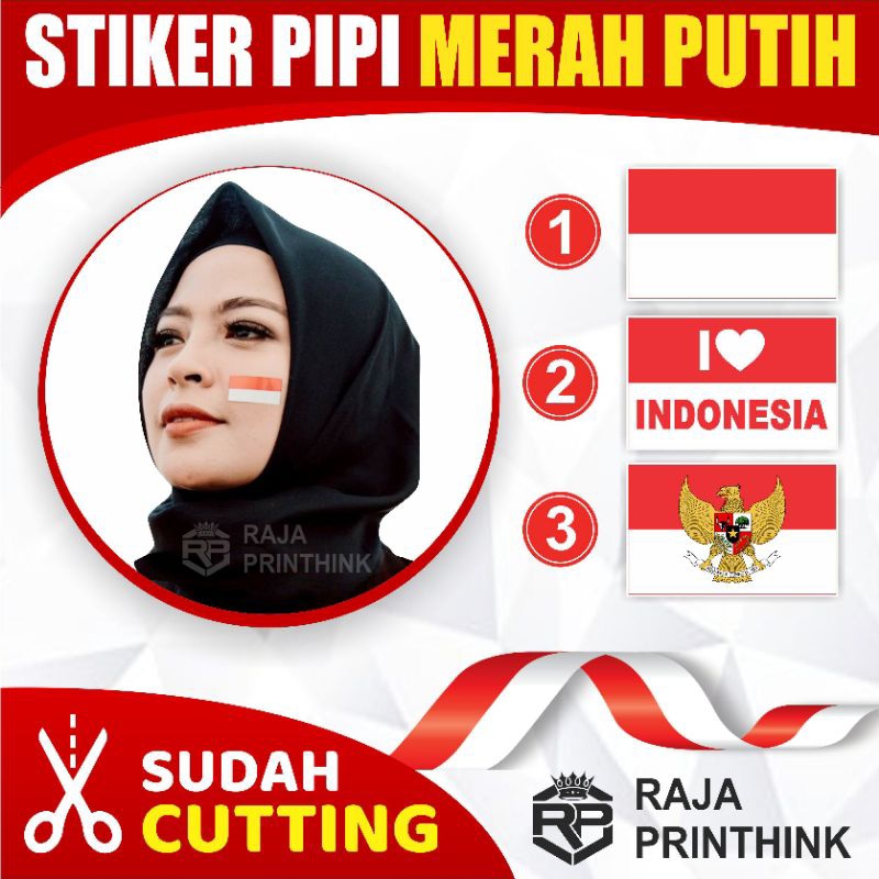 

Sticker Stiker Pipi HUT RI 17 Agustus / Stiker Pipi Merah Putih / Stiker Merah Putih / HUT Dirgahayu Kemerdekaan