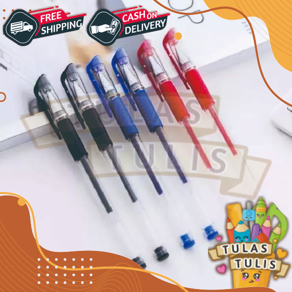 

TULAS_TULIS Pena Gel 0.5 mm/Alat Tulis/Perlengkapan Sekolah