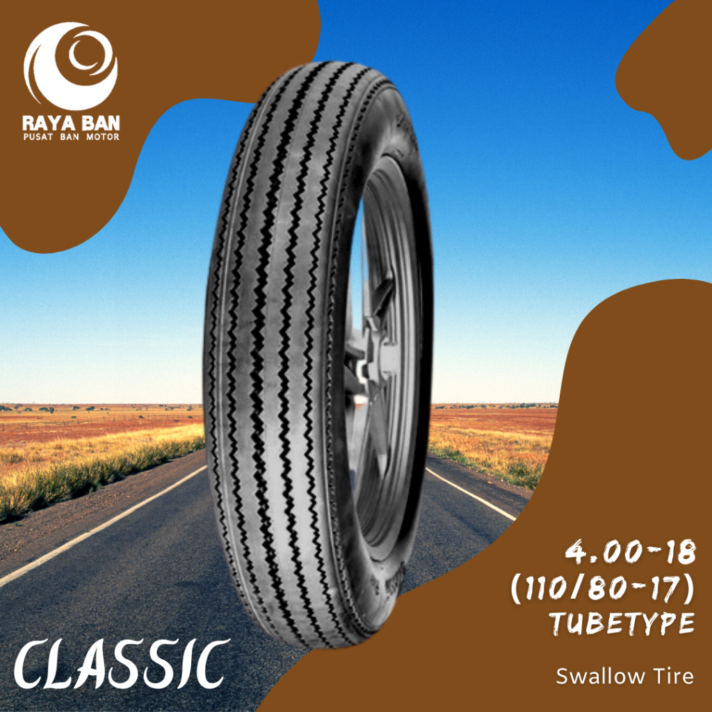 Ban Motor Swallow Classic 400-18 TT
