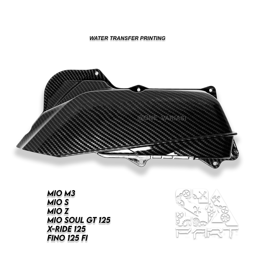 COVER TUTUP BOX FILTER CARBON MIO M3 125 FINO 125 MIO J XRIDE 125 CARBON