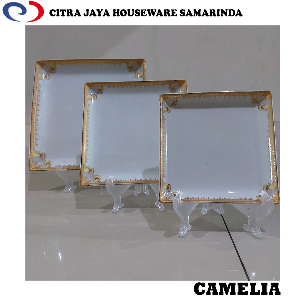 Piring Saji Keramik Vicenza 1 Set (3 Buah) Mia P-72