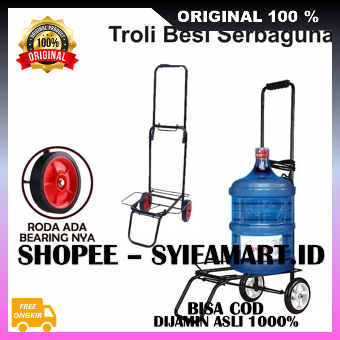Troli Lipat Serbaguna Troli Galon Gas Troli Besi Serbaguna 100% ORIGINAL