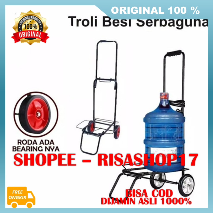 Troli Lipat Serbaguna Troli Galon Gas Troli Besi Serbaguna 100% ASLI