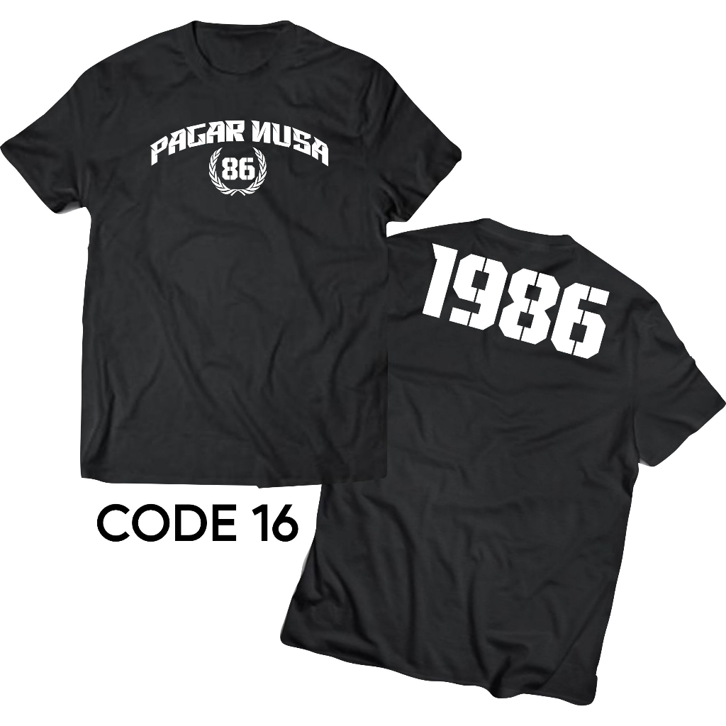 kaos pagar nusa 1986 sakral pagar nusa baju pagar nusa kaos pagar nusa  1986 CODE 16