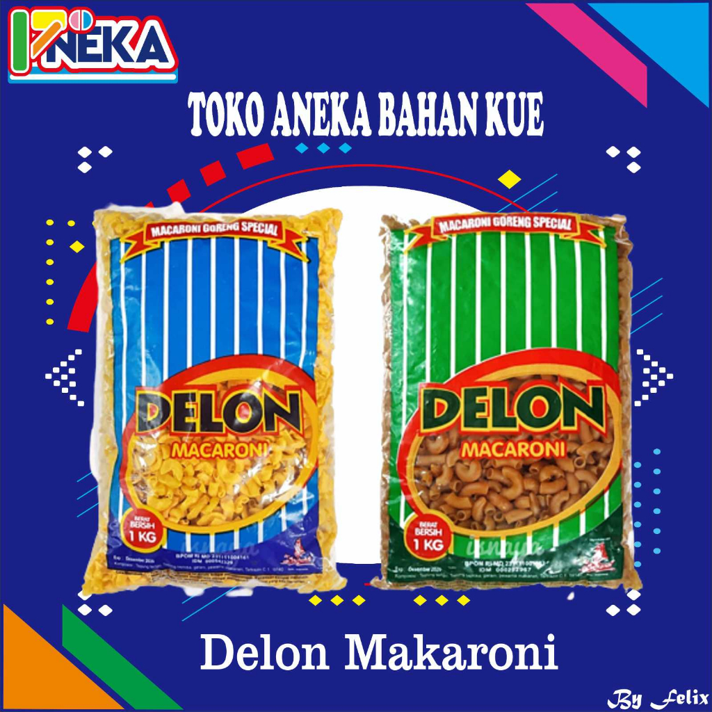 

Makaroni Delon Pipa Goreng 1kg (tdk mengembang)