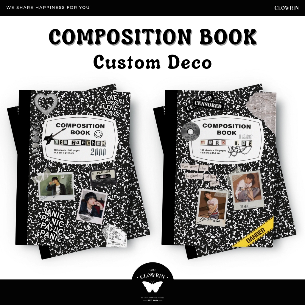 

COMPOSITION BOOK DECO - HARDCOVER