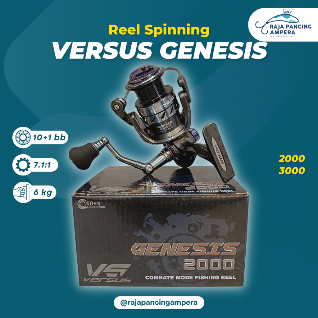 Reel Versus Genesis | Kerekan Pancing Galatama dan Kolaman
