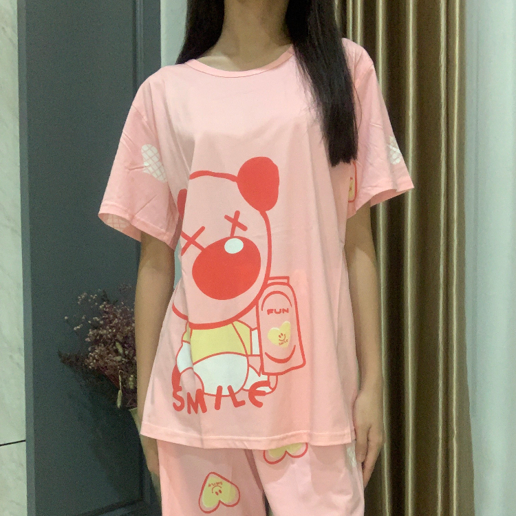 BAJU TIDUR WANITA STELAN CPLP SMILE FUN