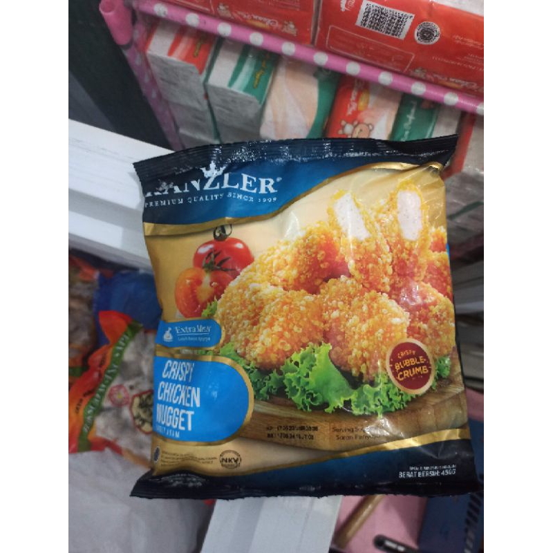 

Nugget Kanzler Nugget Sultan naget ayam 450gr Crispy Bubble Crumb