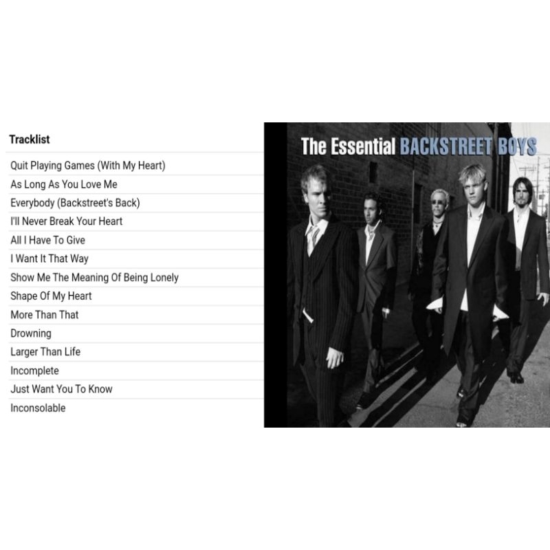 Backstreet boys cd album the essential backstreet boys