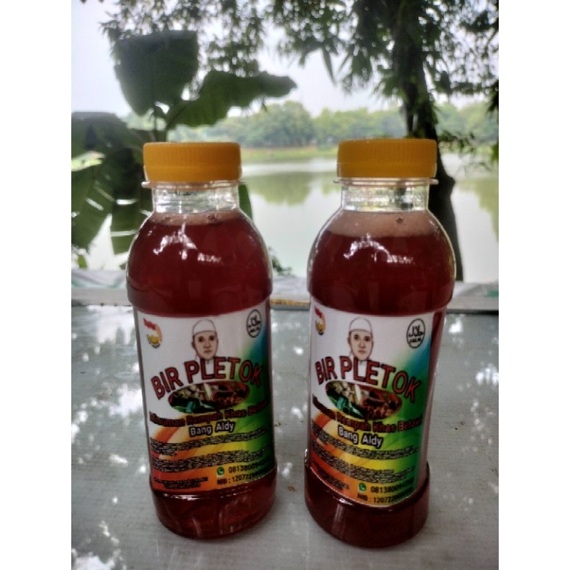 

Paket 5 Botol Bir Pletok Khas Betawi Bang Aldy 200 ml