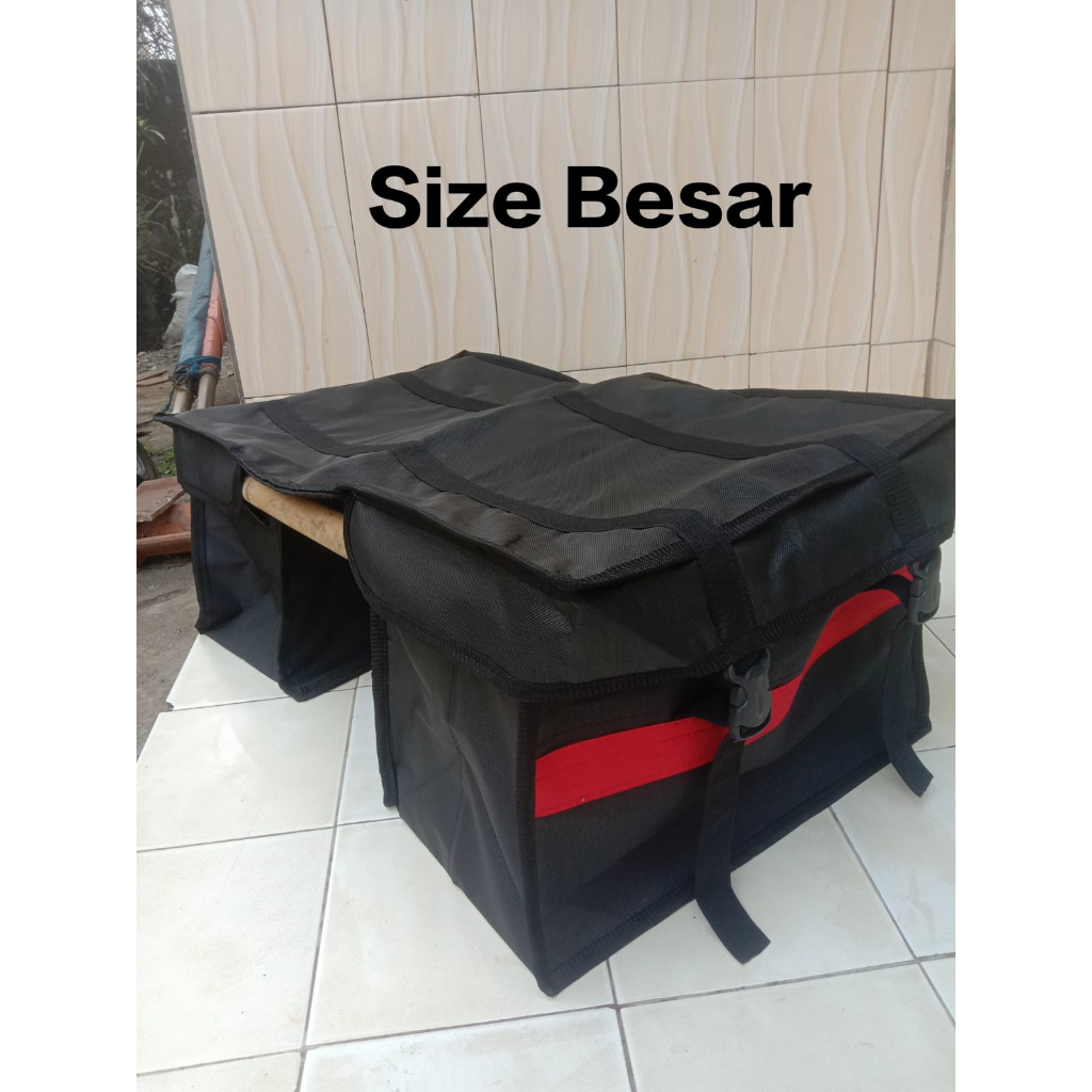 Tas obrok pos kurir sales motor kwalitas super krombong bronjong jumbo anti air