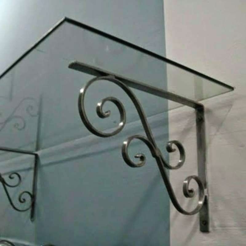 Bracket ambalan kayu | siku besi | besi siku rak