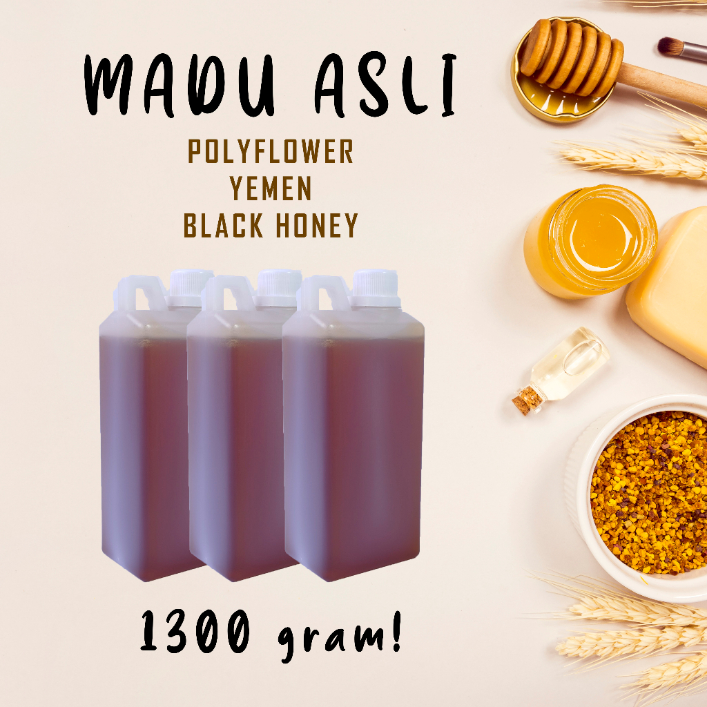 

Madu Murni Asli Import - Natura Bees Pure Honey 1300 gr / Gram
