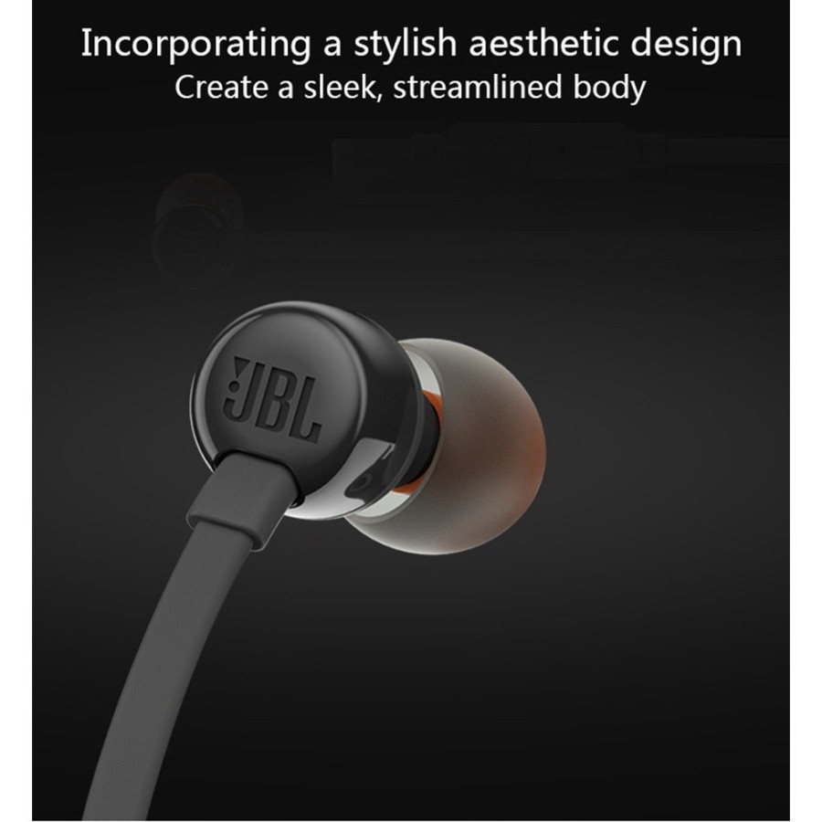 JBL headset T110 Pure Bass Earphone with Mic Original IMS by harman